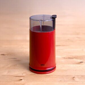 Vintage Red Braun Aromatic Coffee Grinder Type 4041 / KSM 2